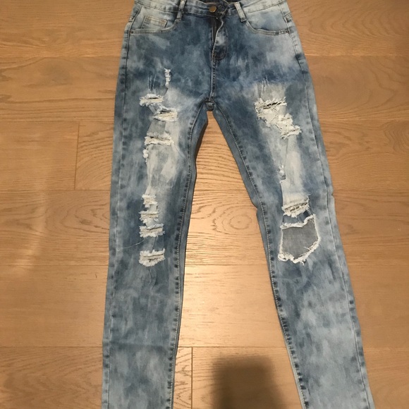 Sexy ripped boyfriend jeans NWT - Picture 4 of 6